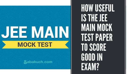 jee main mock test