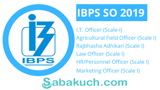 IBPS SO 2019 exam