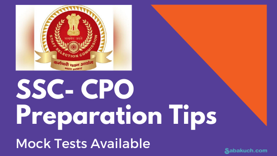 SSC-CPO-Preparation